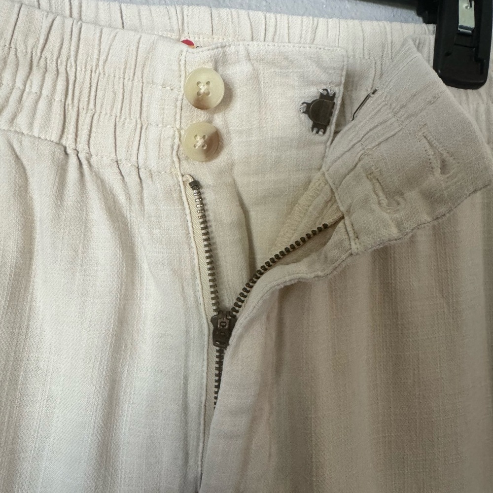 Marine Layer Elle Relaxed Crop Pants Fog Size M - Picture 7 of 9